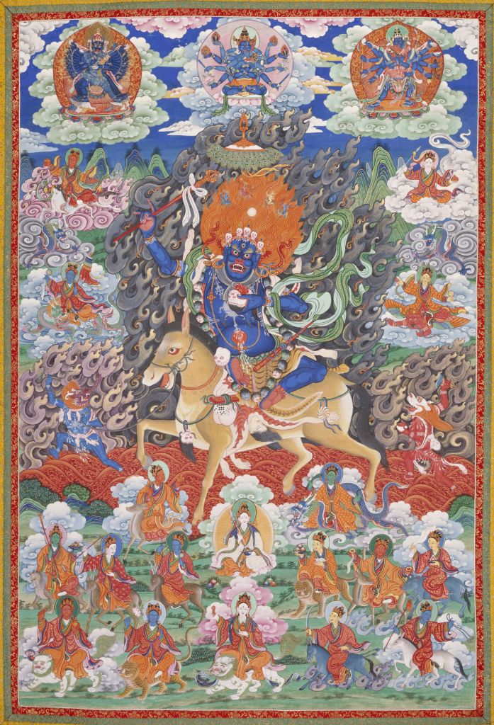 图片[1]-Weide Auspicious Mother of Heaven Thangka-China Archive